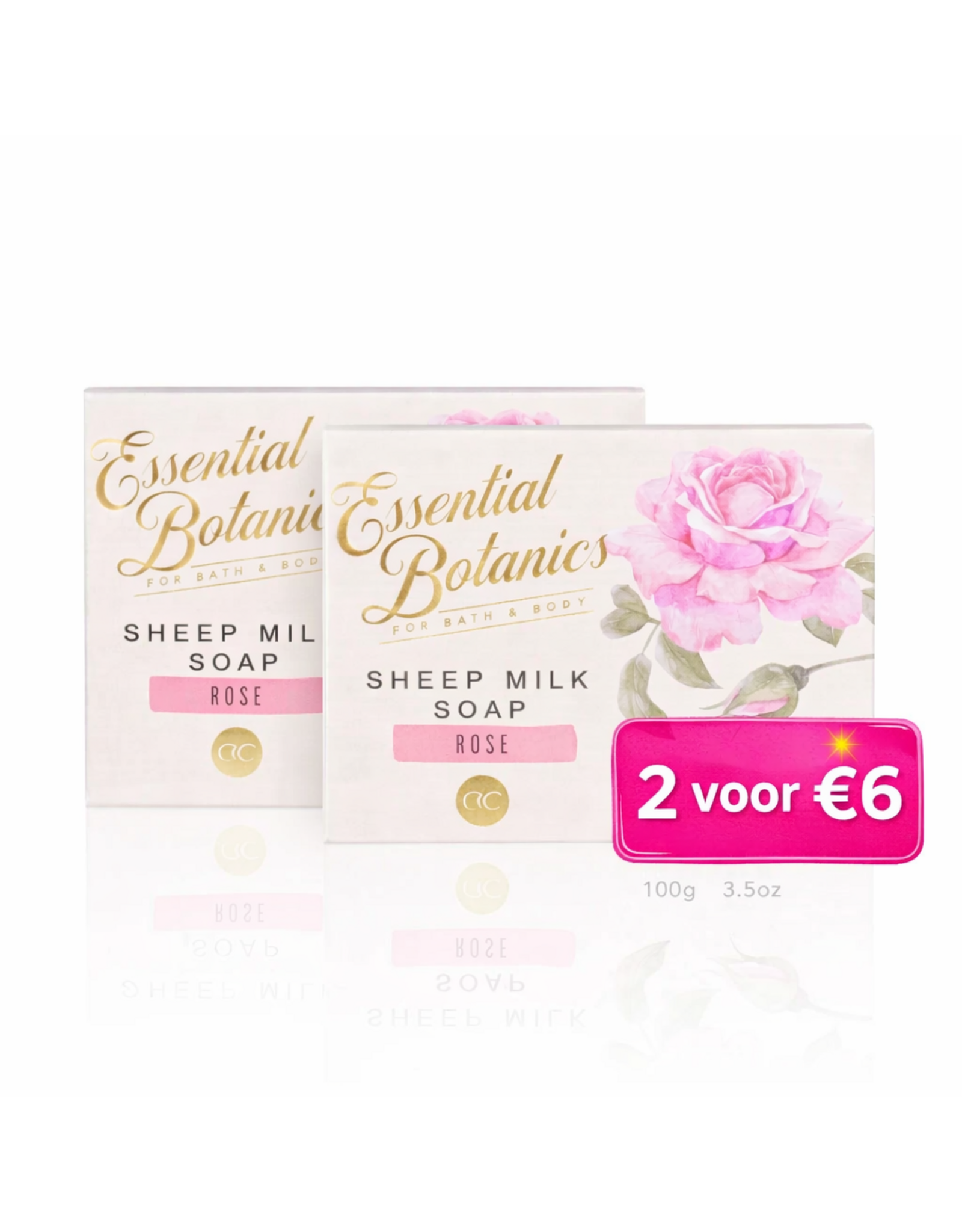 Essentials Botanics zeep roos - verwen je huid met bloemige luxe