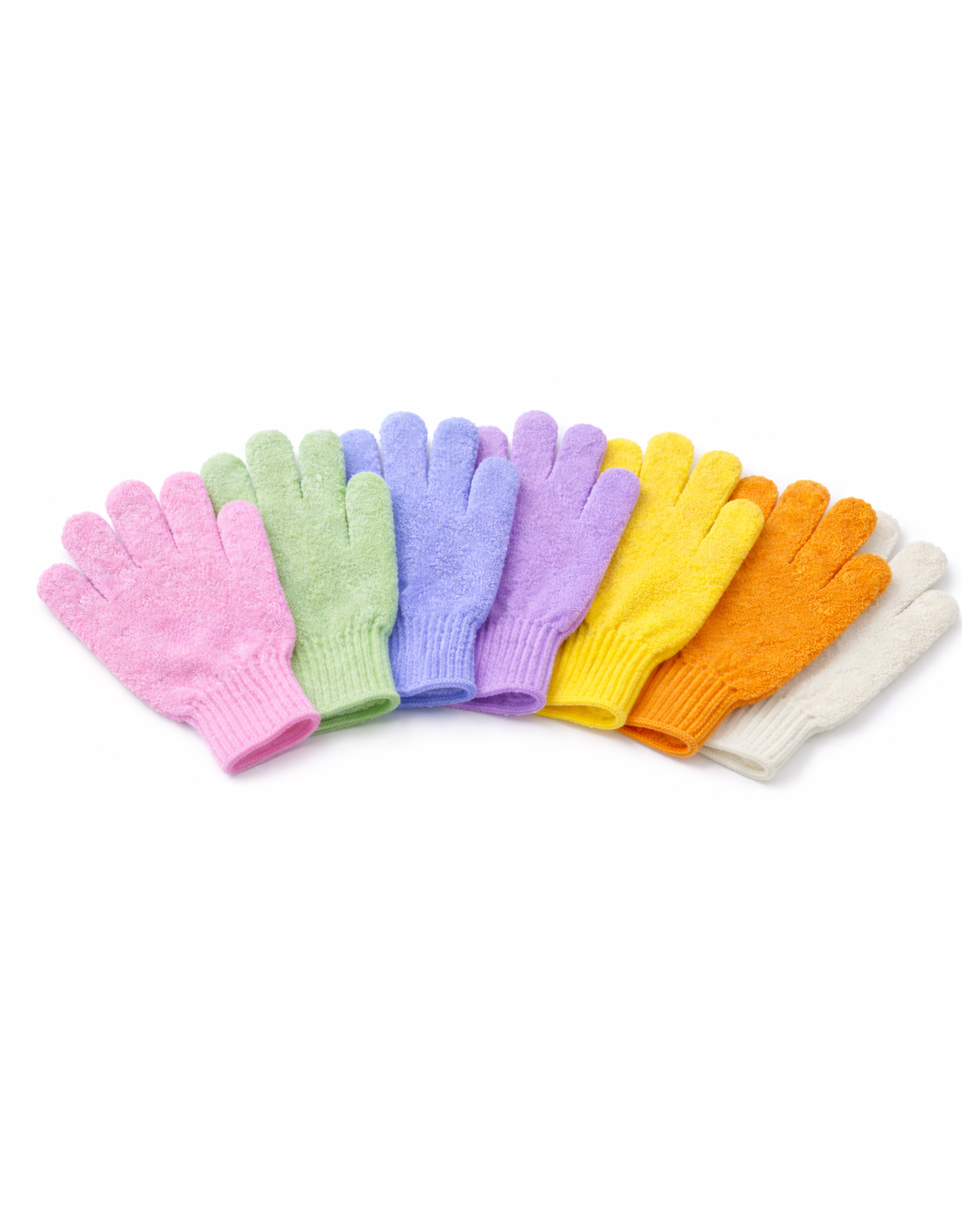 Scrub handschoen 'assorti' - Body & Soap