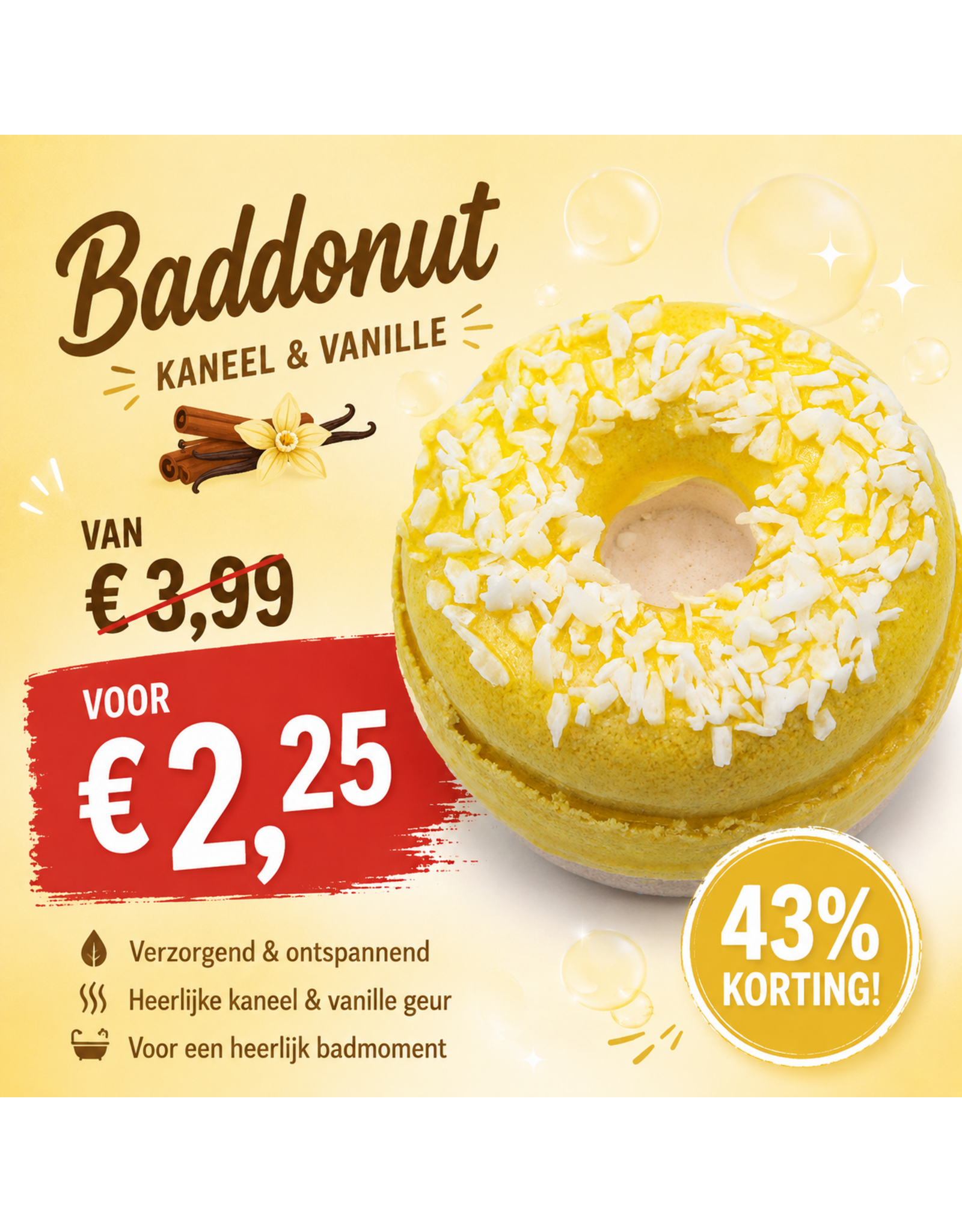 Bad Donut Kaneel & Vanille - Body & Soap