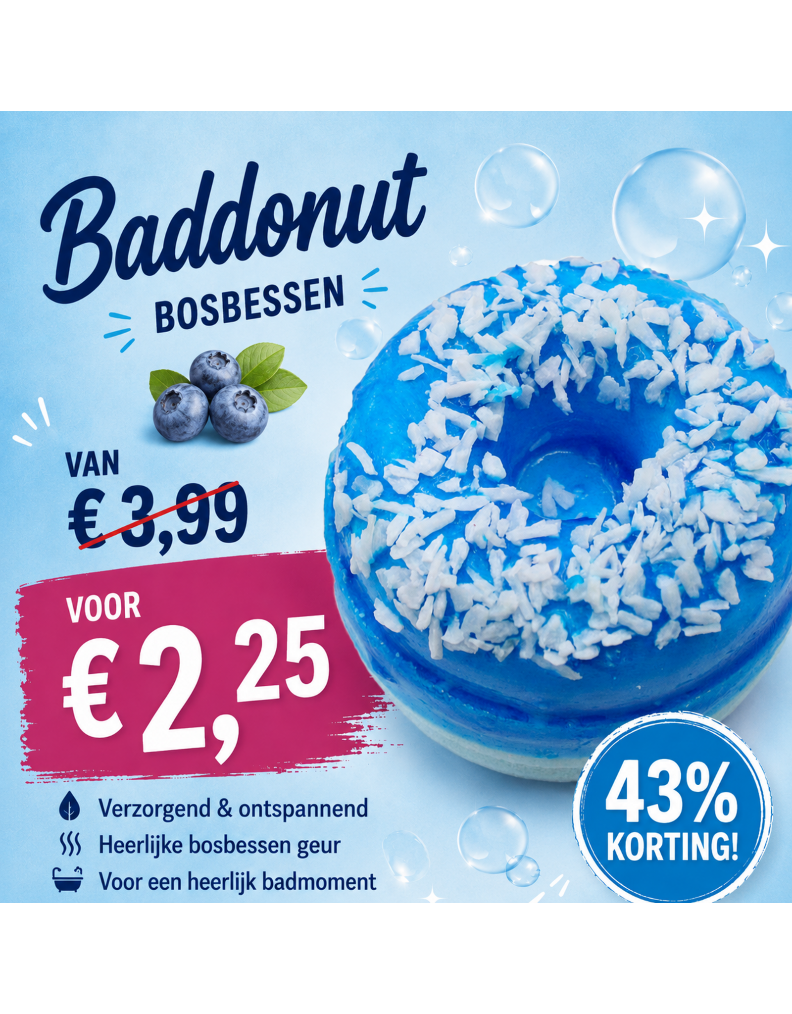 Bad Donut Bosbessen - Body & Soap