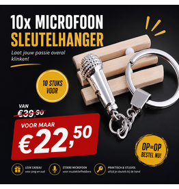 10 Sleutelhangers microfoon