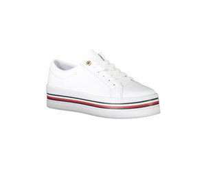 tommy hilfiger signature leather trainers