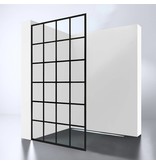 Best Design BD Inloopdouche Walk-In "Black-1000-Screen" 1000x2000x10mm