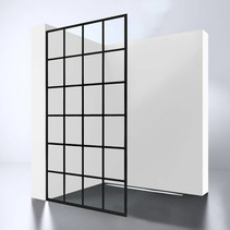 BD Inloopdouche Walk-In "Black-1000-Screen" 1000x2000x10mm