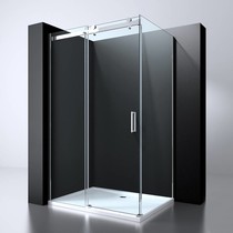 BD "ERICO" schuifdeur & wand 90x117-118,5x200cm NANO glas 8mm