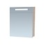 Samano Exclusive Spiegelkast | 60 cm | beach | 1 deur | rechtsdraaiend | LED verlichting | enkelzijdige spiegel