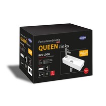 "One Pack" Fonteincombinatie "Queen links" RVS-look