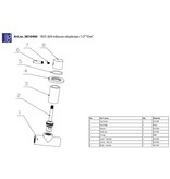 Best Design RVS-304 Inbouw-stopkraan 1/2" "Ore"