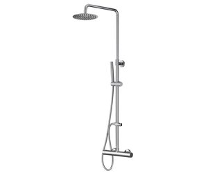 B DUTCH RVS Regendoucheset wand: thermostaatkraan douche, handdouche, regendouche - B Dutch