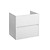 Samano Nexxt Onderkast Badkamermeubel | mat wit | 60 cm | greeploos | 2 lades | softclose