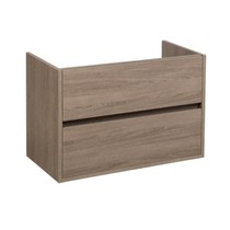 Nexxt Onderkast Badkamermeubel | legno viola | 80 cm | greeploos | 2 lades | softclose