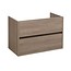 Samano Nexxt Onderkast Badkamermeubel | legno viola | 80 cm | greeploos | 2 lades | softclose