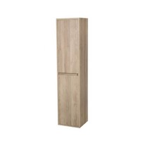 Nexxt Hoge Kast Badkamermeubel | legno calore | 160 cm | greeploos | 2 deuren