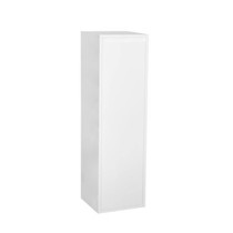 Nexxt Hoge Kast Badkamermeubel | mat wit | 120 cm | linksdraaiend | greeploos | 2 deuren