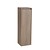 Samano Nexxt Hoge Kast Badkamermeubel | legno viola | 120 cm | rechtsdraaiend | greeploos | 2 deuren