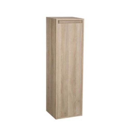 Samano Nexxt Hoge Kast Badkamermeubel | legno calore | 120 cm | linksdraaiend | greeploos | 2 deuren