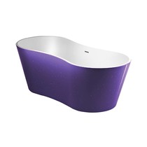 Best Design Vrijstaand Bad | Color-Purplecub | 174x77x58 cm | paars