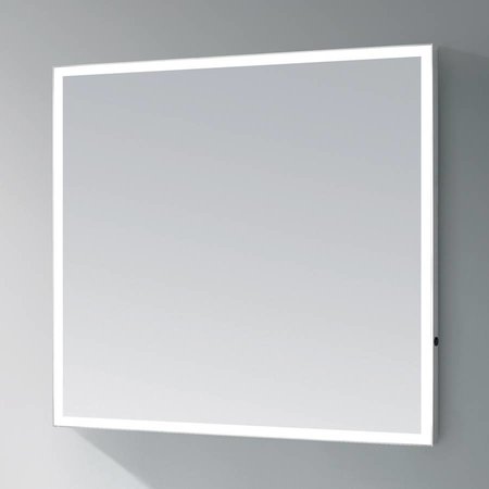 Samano Spiegel Edge | 120 cm | rechthoek | aluminium | met LED verlichting