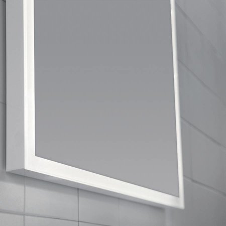 Samano Spiegel Edge | 120 cm | rechthoek | aluminium | met LED verlichting