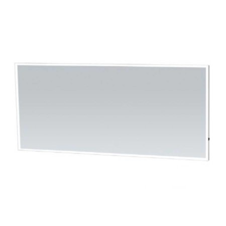 Samano Spiegel Edge | 160 cm | rechthoek | aluminium | met LED verlichting