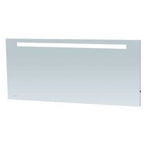 Spiegel Exclusive Line Clock | 160x70 cm | rechthoek | aluminium | met LED verlichting