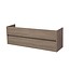 Samano Nexxt Onderkast Badkamermeubel | legno viola | 160 cm | greeploos | 4 lades | softclose | 2 sifon- uitsparingen