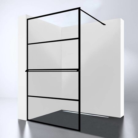 Best Design Best-Design Douchewand | Noire 1000 screen | Inloopdouche 100 x 200 cm