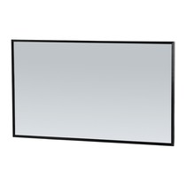 Silhouette 120 spiegel 118x70cm zwart aluminium