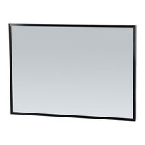 Silhouette 100 spiegel 99x70cm zwart aluminium