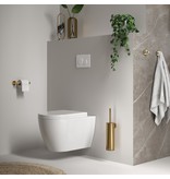 Brauer Brauer Gold Edition Toilet Accessoireset 3-delig goud geborsteld PVD