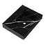 Samano Artificial Marble meubelwastafel 60x46x10cm zonder overloop 1 wasbak Midden zonder kraangat Composiet Nero Marquina