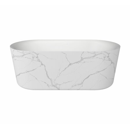 Best Design Best-Design "Bianco-Marble" vrijstaand bad 179x85x60cm