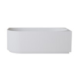 Wiesbaden Rivi hoekbad rechts 170 x 80 cm acryl glans wit met waste glans wit