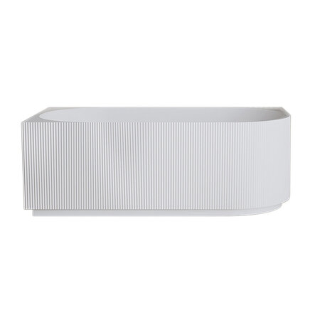 Wiesbaden Rivi hoekbad links 170 x 80 cm acryl glans wit met waste glans wit