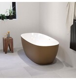 Samano Samano bad 170x 80 cm -  koper/wit mat acryl -  vrijstaand bad