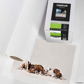 Canson Infinity Somerset Enhanced Velvet White 225 gr/m² en 330 gr/m²