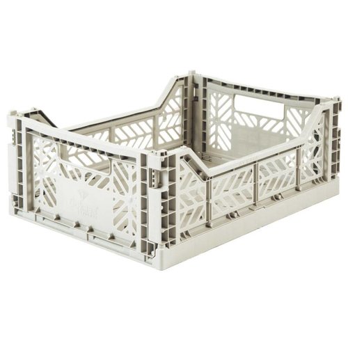 Folding Crate Midi light grey Folding Crate Midi light grey