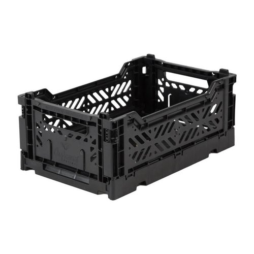 Folding Crate Mini black Folding Crate Mini black