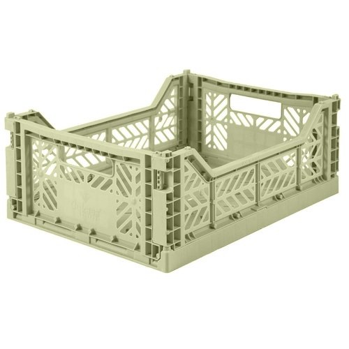Folding Crate midi lime cream Folding Crate midi lime cream