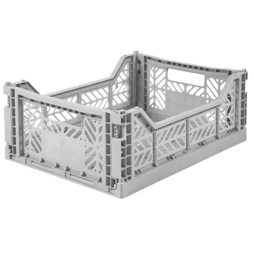 Folding midi Crate grey Folding midi Crate grey