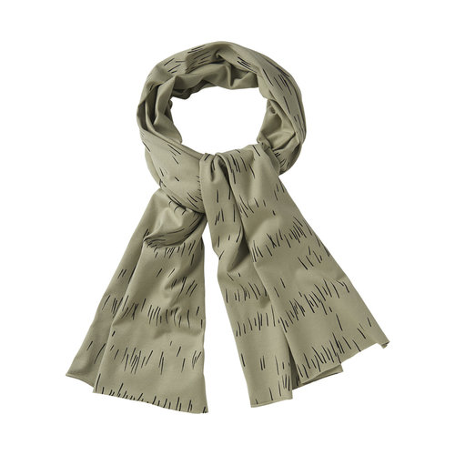 mingo Scarf Grass Print Oak - One size mingo Scarf Grass Print Oak - One size