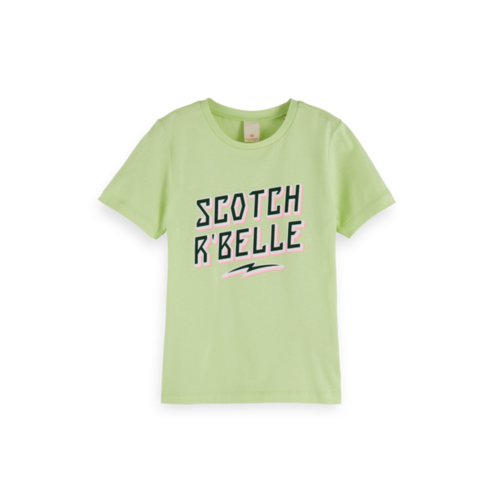 Scotch & Soda Tshirt neongroen 155677 Scotch & Soda Tshirt neongroen 155677