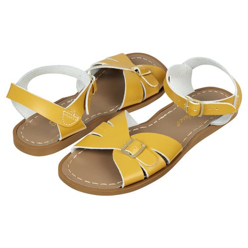 Saltwater Sandals Classic youth mustard (32-35)