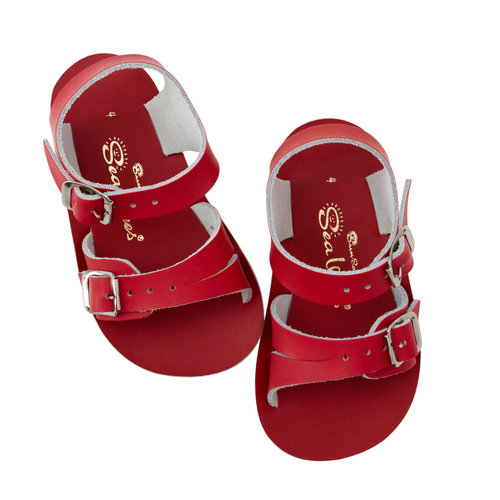 Saltwater Sandals Sea Wee Child Red