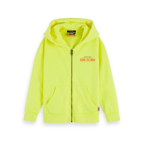 Scotch & Soda 154802 Garment Dyed Hoodie Neon Lemonade Scotch & Soda 154802 Garment Dyed Hoodie Neon Lemonade