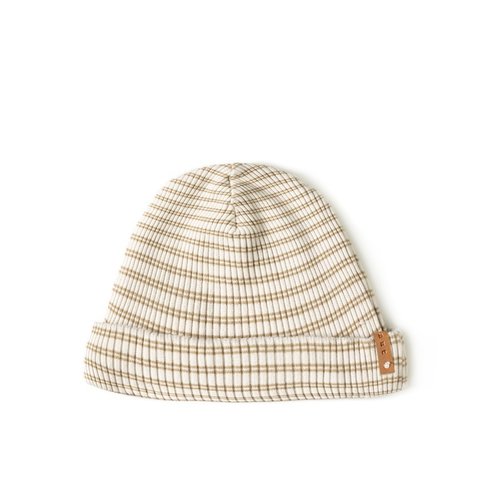 Nixnut Rib Beanie Biscuit stripe Nixnut Rib Beanie Biscuit stripe