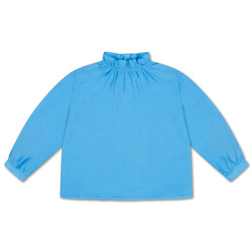 Repose AMS Ruffle blouse bright skye blue Repose AMS Ruffle blouse bright skye blue