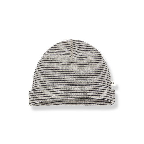 1+ in the family YOHO beanie beige/blue notte 1+ in the family YOHO beanie beige/blue notte
