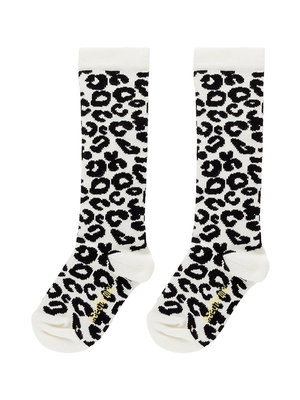 Maed for mini White Leopard AOP / Knee Socks