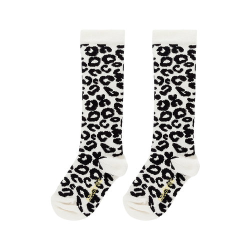 Maed for mini White Leopard AOP / Knee Socks Maed for mini White Leopard AOP / Knee Socks